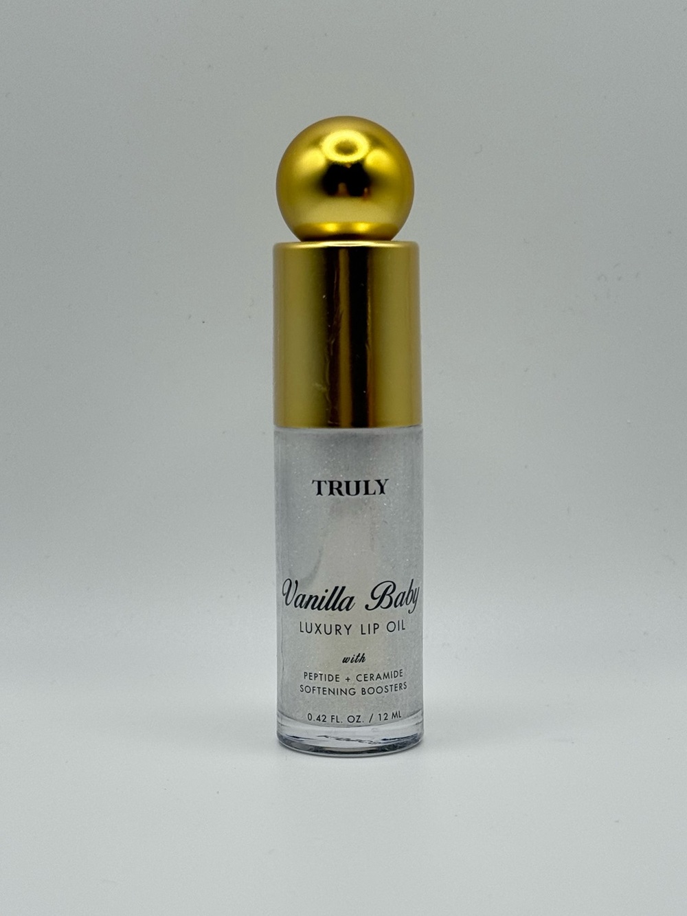 TRULY Vanilla Baby Luxury Lip Oil - Glitter Clear